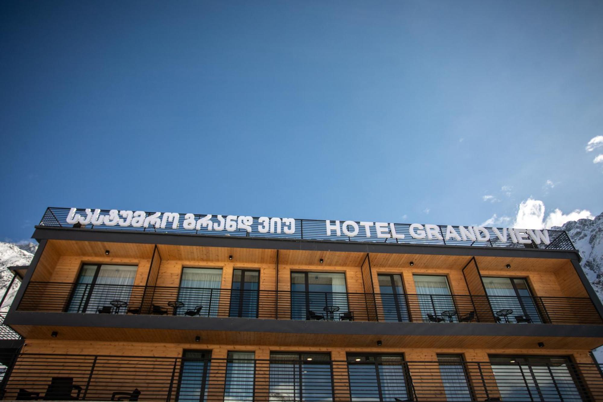 Kazbegi Hotel Grand View Ngoại thất bức ảnh