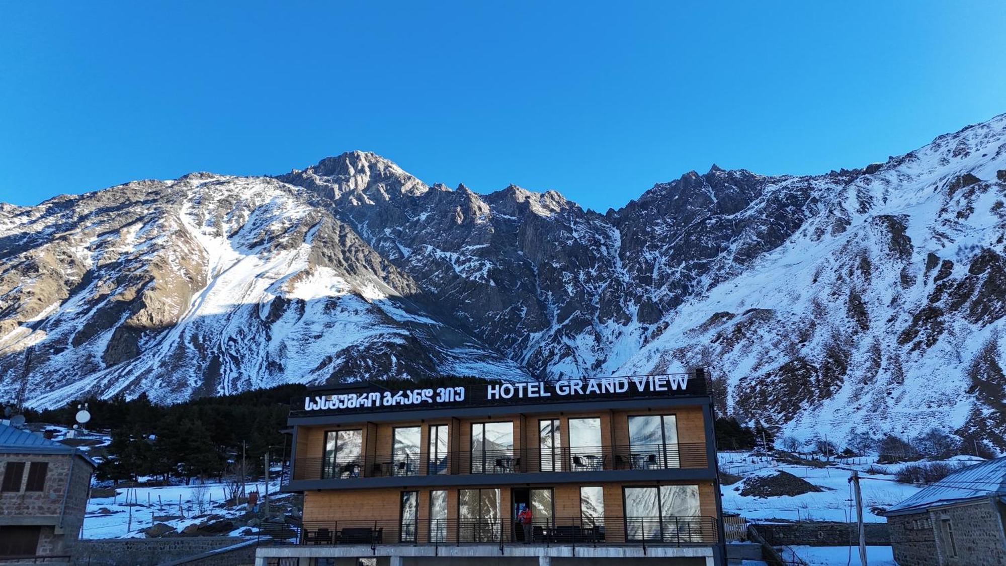 Kazbegi Hotel Grand View Ngoại thất bức ảnh